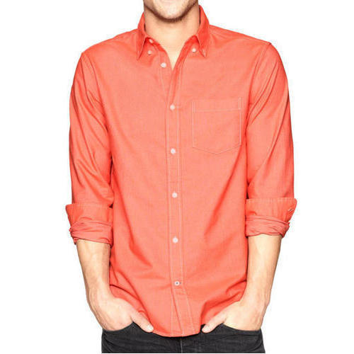 Mens Casual Plain Shirt