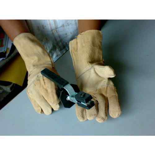 Brown Top Quality Safety Gloves