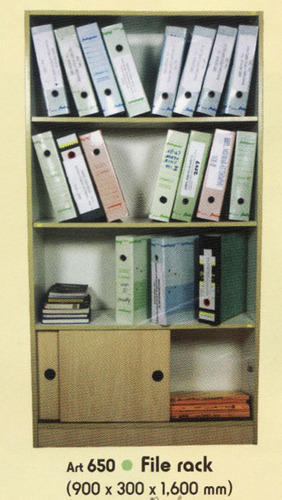 Wood Decorative Modular Office File Rack 