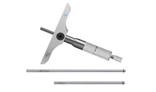 Hard Lacquered Steel Frame Depth Micrometer