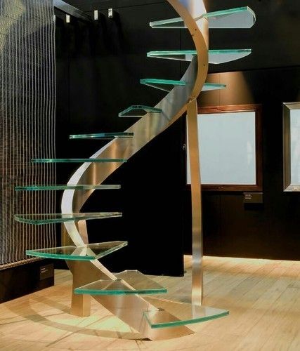 S.S. Compact Glass Staircase