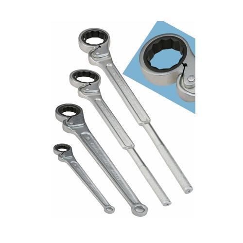 Excluzo Set of 2 Double End Ratchet Wrench, Ring Spanner Easy Operation  Multiple Sizes High Hardness Chrome Vanadium Steel for Auto Repairing for  Mechanical Disassembly : Amazon.in: Home Improvement
