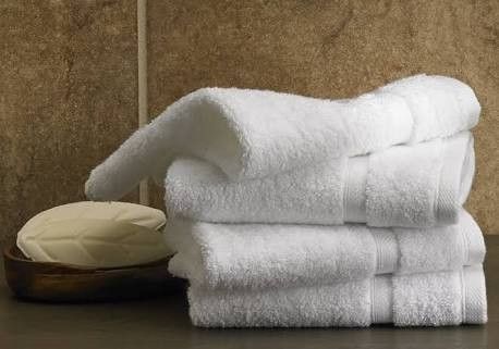 Plain Hotel Bath Towel