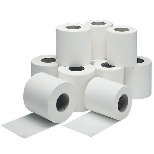 Toilet Paper Roll - 40g Cylinder, Plain White | Highly Absorbent, Skin Friendly, Fine Finish