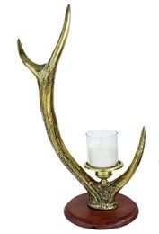 Antler Pillar Holder Single