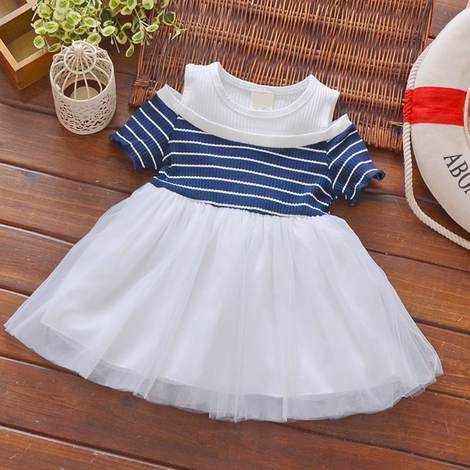 Summer Baby Girl Party Wear Frock