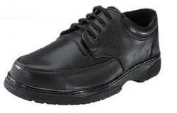 Action Milano Black Formal Safety Shoes