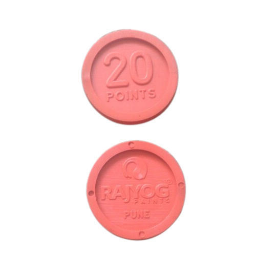 Embossed Round Plastic Token