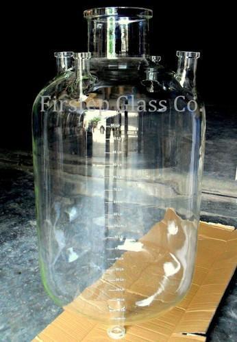 Cylindrical Glass Reactor/Vessels