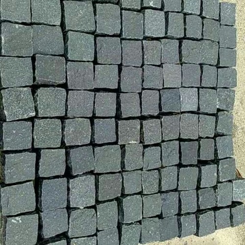 Granite Black Cobblestones