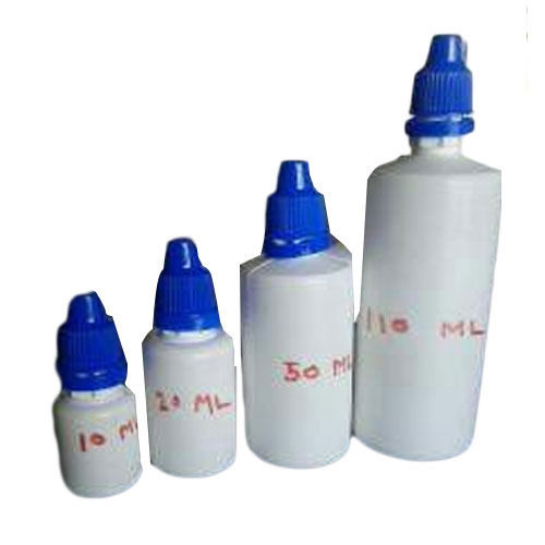 Round Shape Light Weight Plastic Dropper Bottle