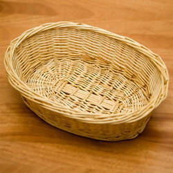Bamboo Jali Oval Basket
