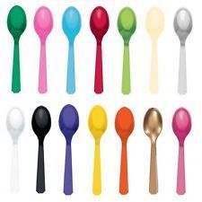 Disposable Colored Plastic Spoons