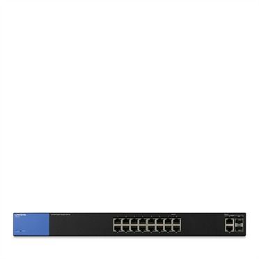 Linksys Business Lgs318 16-port Gigabit Smart Managed Switch + 2x Gigabit Sfp/rj45 Combo Ports