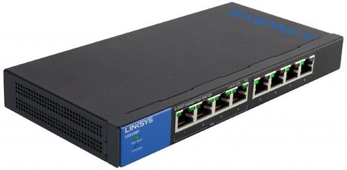 Linksys Lgs108p 8-पोर्ट बिजनेस डेस्कटॉप गीगाबिट Poe+ स्विच