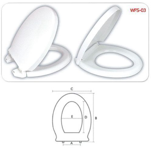 White Fine Quality Eco Toilet Seat Cover