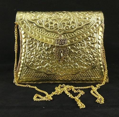 gold clutch purse evening