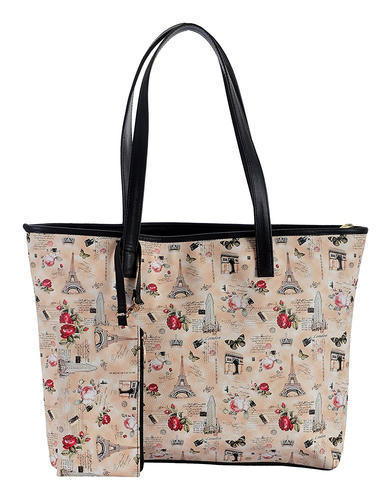 Paris Point Shoulder Handbag With Mobile Pouch