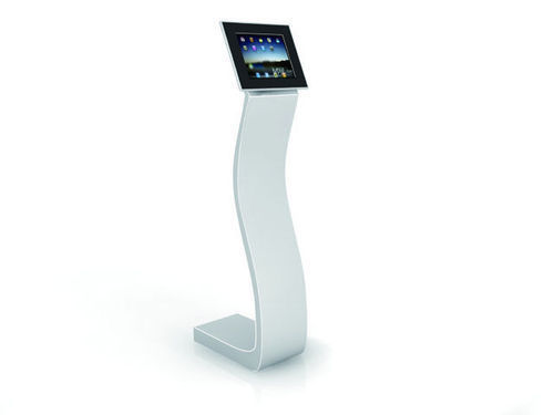 Brown Anti Theft Tablet Stand