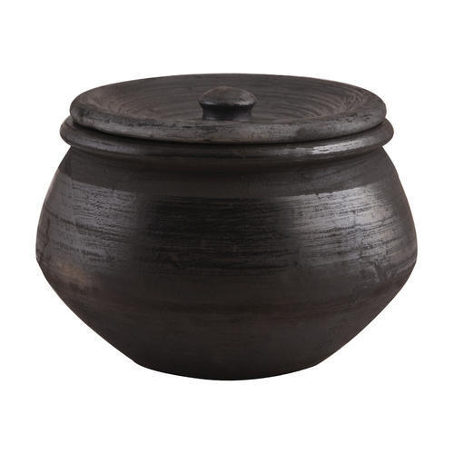 Black Terracotta Clay Handi And Pots