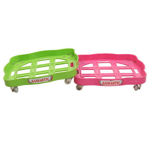 High Quality Unbreakable Plastic Trolley
