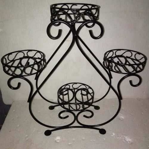 Handcrafted Plant Pot Iron Stand