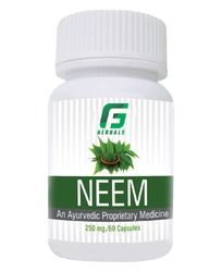 Neem Capsules - Food Grade, Anti-Bacterial & Anti-Inflammatory Benefits for Immune Support and Blood Purification