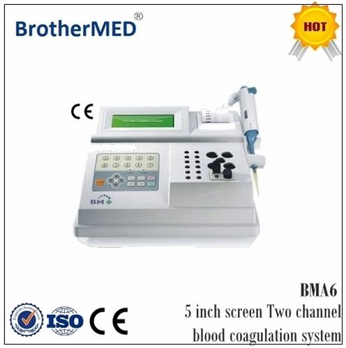 5 Inch Screen Two Channel Blood Coagulation System