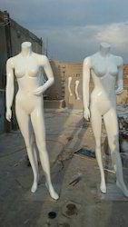 White Customized Headless Female Mannequin