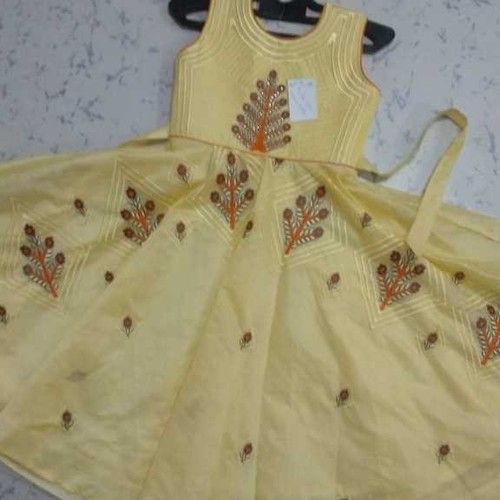 Cotton Baby Girl Embroidered Frock 