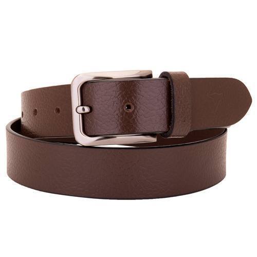 Brown Color Mens Leather Belts with Stainless steel Buckle