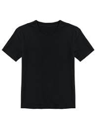 Black Half Sleeves Mens T Shirts