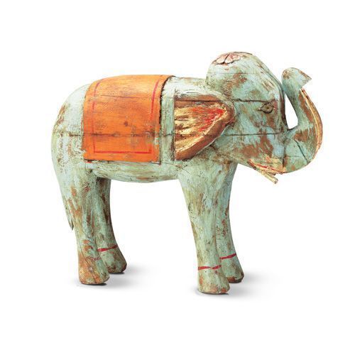Multi Color Antique Elephant Statues