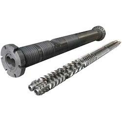 Parallel Twin Screw - Diameter 35 mm to 250 mm, Size 45 mm to 145 mm, Includes 2 Screws + 1 Barrel