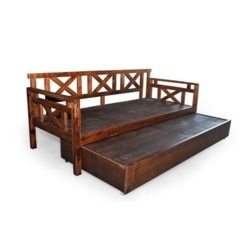 Wood Wooden Sofa Cum Bed