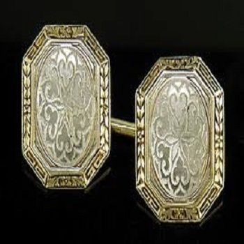 Elegant Design Gold Cufflinks