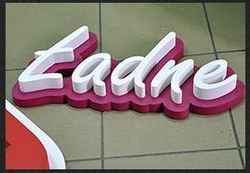 Fully Electronic Acrylic Letters