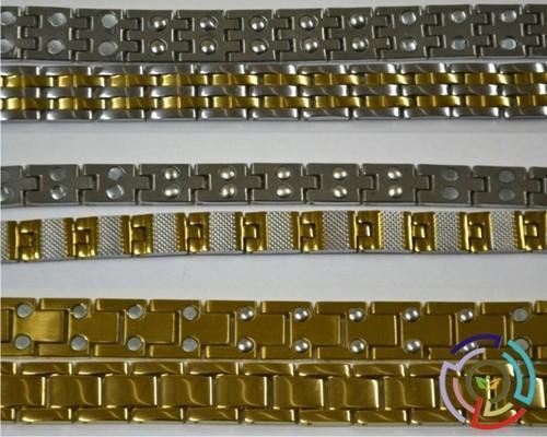 Titanium Double Line Bio Magnetic Bracelets
