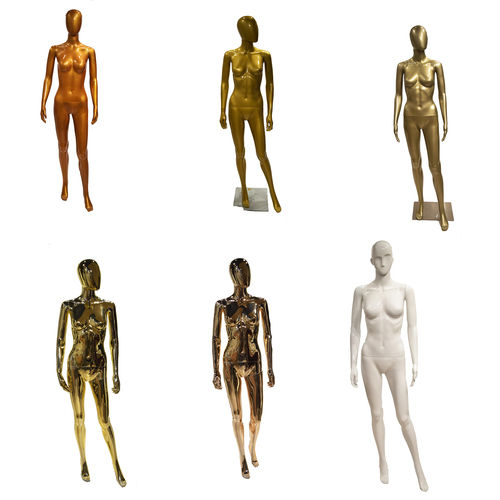 Male Female Mannequin Dummy Gloss And Chrome Age Group: Adults