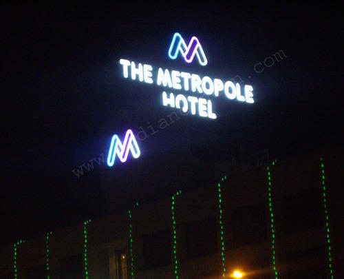 Hotel Roof Top Sign Board