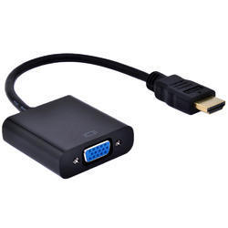 Black Vga To Hdmi Converter Cable