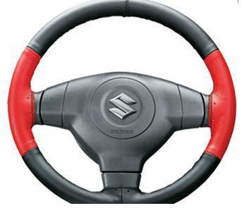 Leather Steering Wheel Cover - Genuine Leather Material, Universal Fit for Standard Wheels | Premium Quality, Hassle-Free Packaging for Secure Deliveries