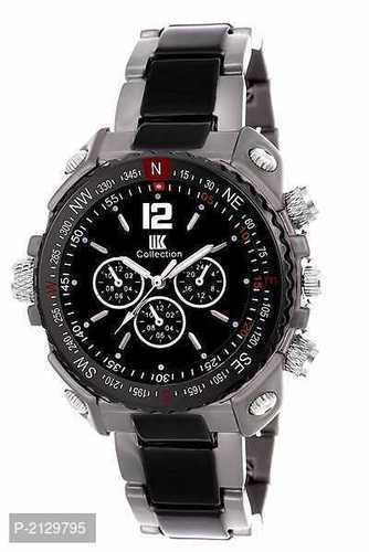 Black Premium Quality Men'S Watches