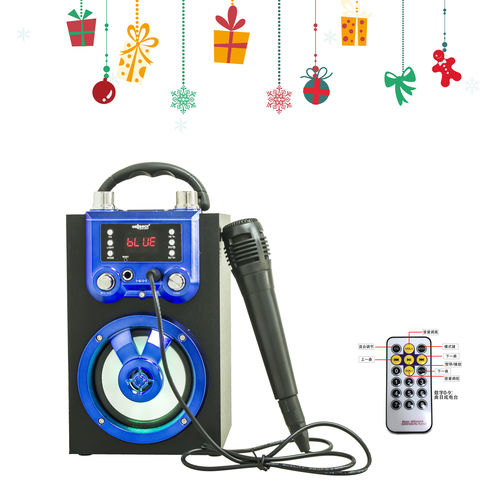 Christmas Gift Big Bass Outdoor Portable Powered Speaker For Party