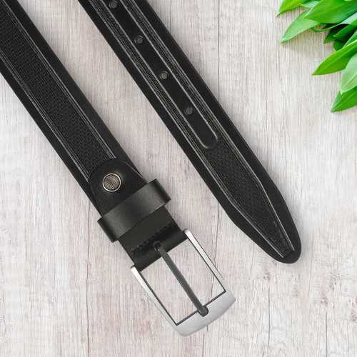 Washable Genuine Leather Belt With Mat Finish