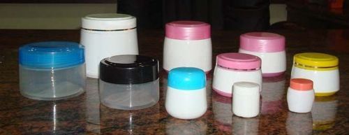 Plastic Cosmetic Cream Jars