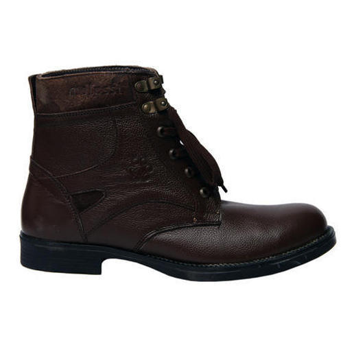 Metal High Strength Mens Leather Boots