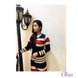 Multi Knitted Woolen Winter Midi