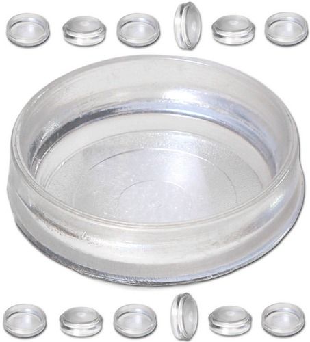 Plastic Clear Castor Cup