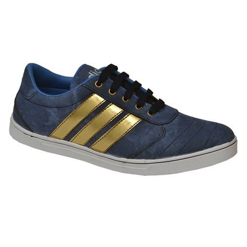 Blue And Gold Casual Shoes (Molessi)